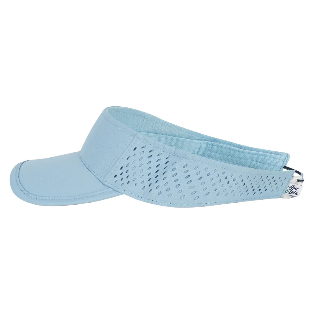 Women's Performance Visor Light Blue, Ame and Lulu, Pickleball Express, PV174-B-1