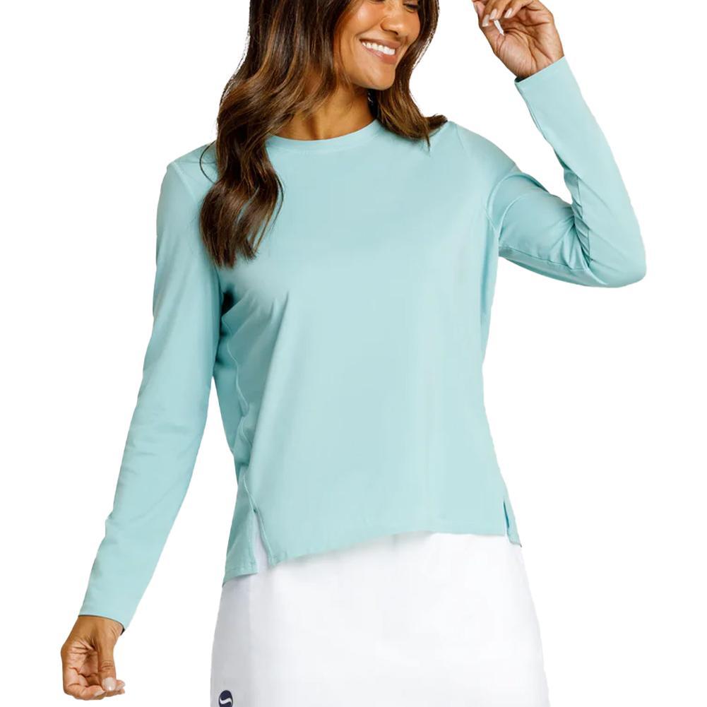 Women's Friday Crew Neck Long Sleeve Pickleball Top Aquifer