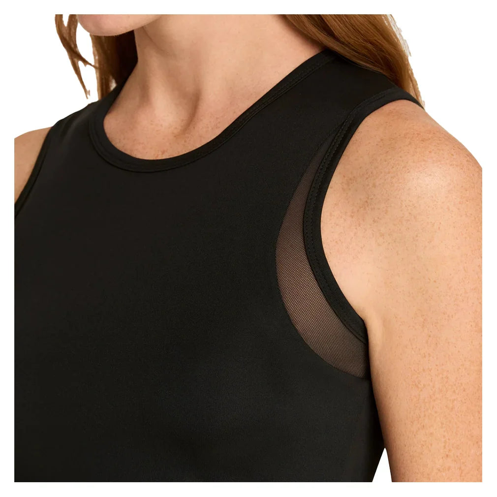 Women's Yana Cropped Pickleball Tank with Bra