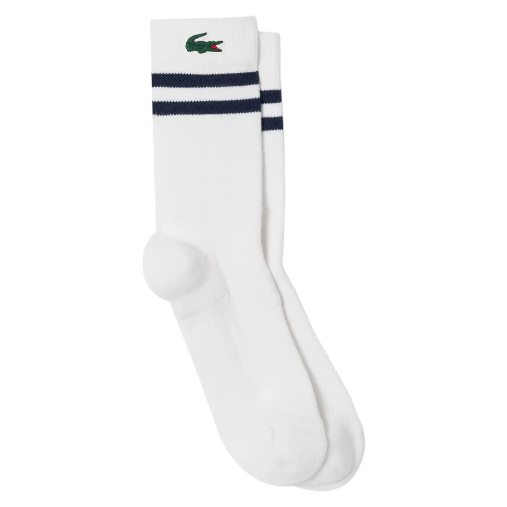 Men's Knitted Pique Technical Socks, Lacoste, EZI_MALVA/LAPLAND, Pickleball Express, RA1095-S25-EZI-MALVA-LAPLAND-1