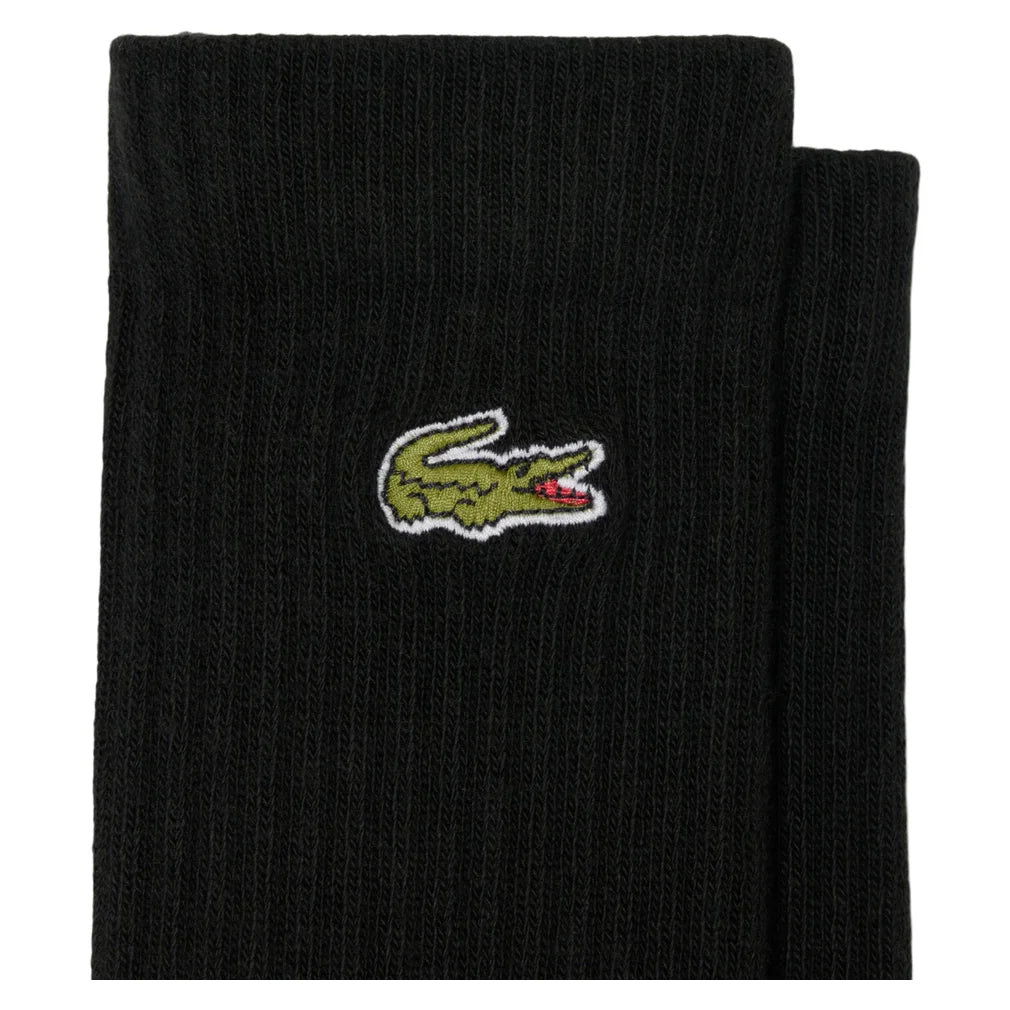Men's Core Performance Solid Jersey Tube Socks 3 Pack, Lacoste, Pickleball Express, RA4182-B-3