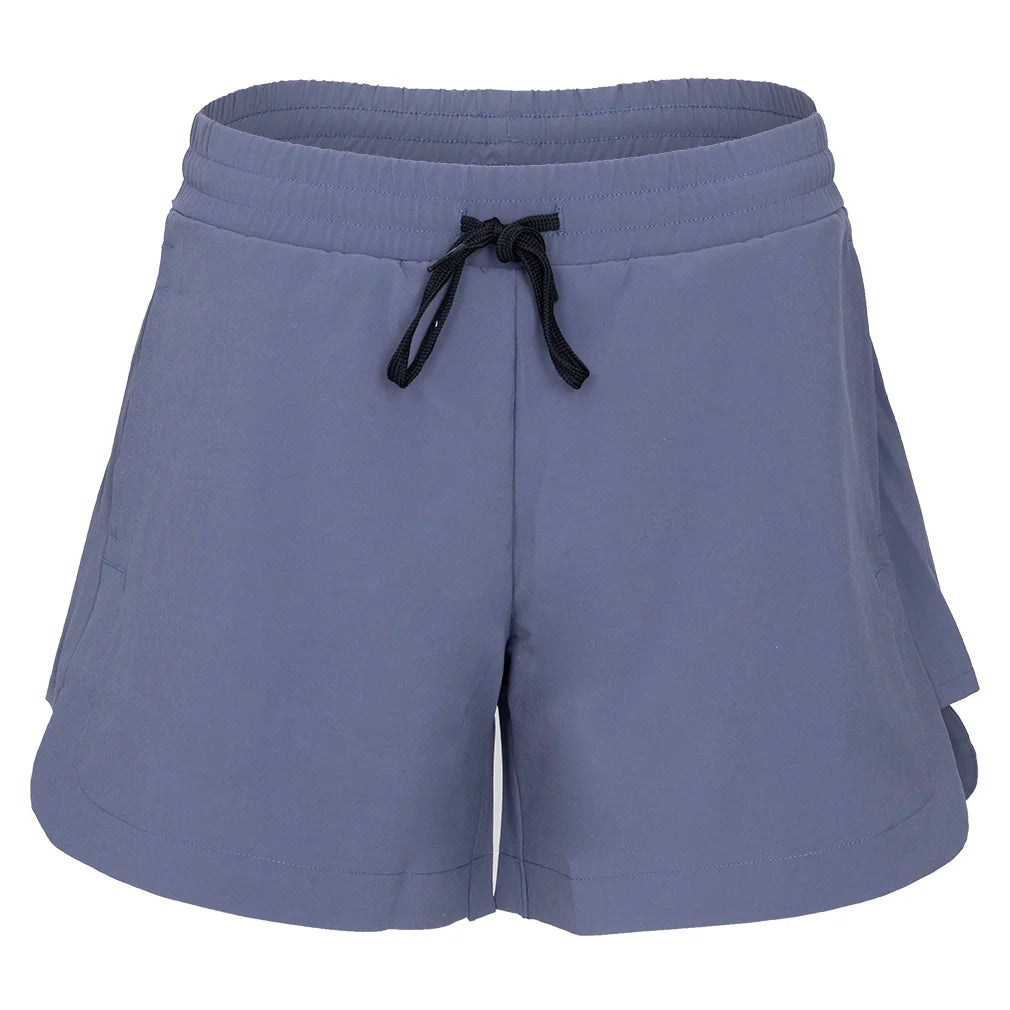 Women`s Baila Tennis Short Shadow Blue
