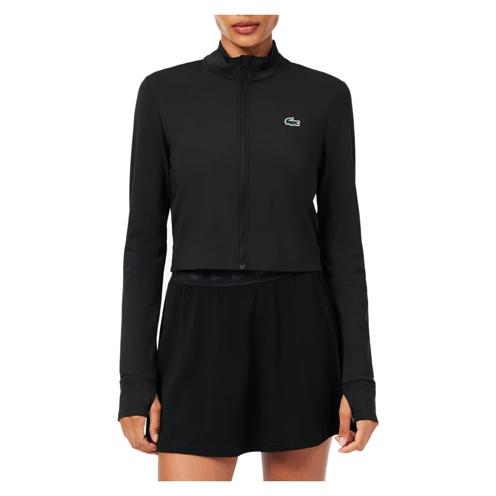 Women's Players Midlayer Black, Lacoste, Pickleball Express, SF6782-031F26-1
