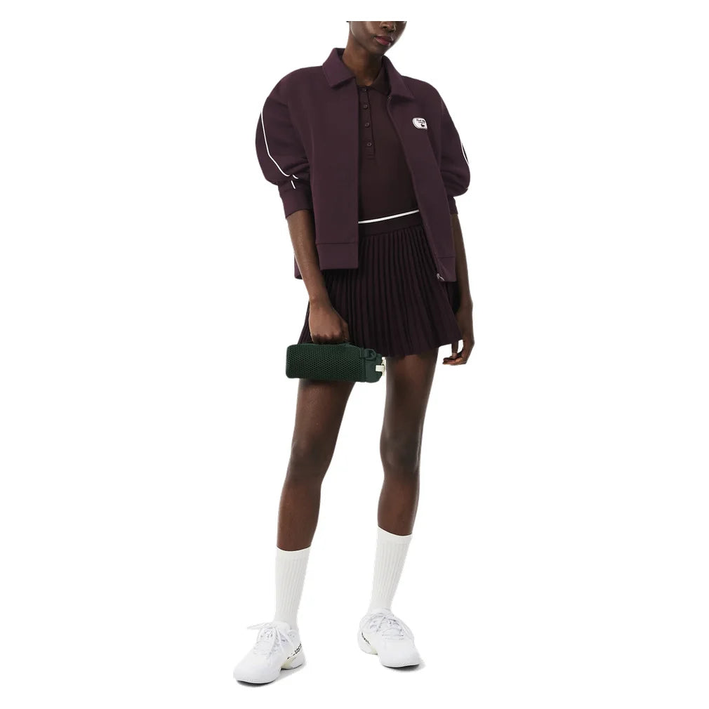 Women's Heritage Sweatshirt, Lacoste, Pickleball Express, SF6822-F26-5