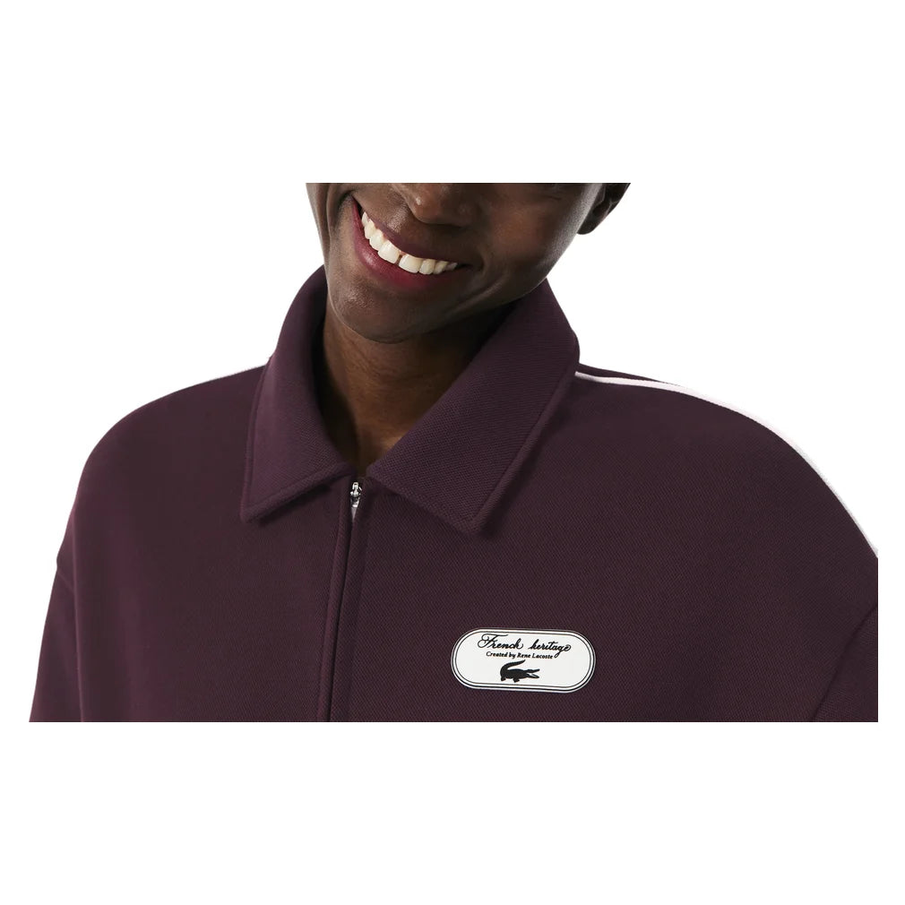 Women's Heritage Sweatshirt, Lacoste, Pickleball Express, SF6822-F26-7