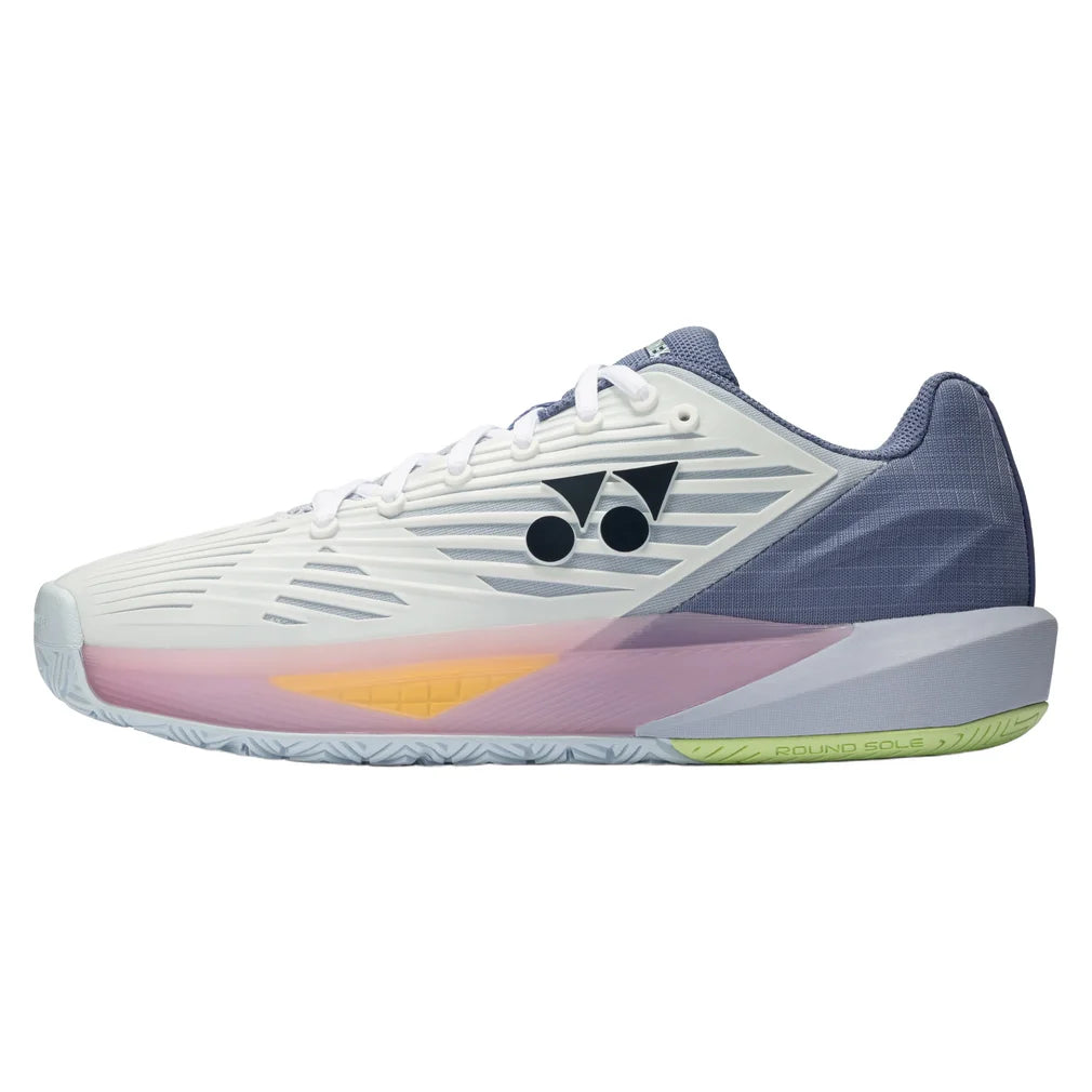 Men's Eclipsion 5 Shoes White and Purple, Yonex, Pickleball Express, SHTE5MACEX115-F26-1