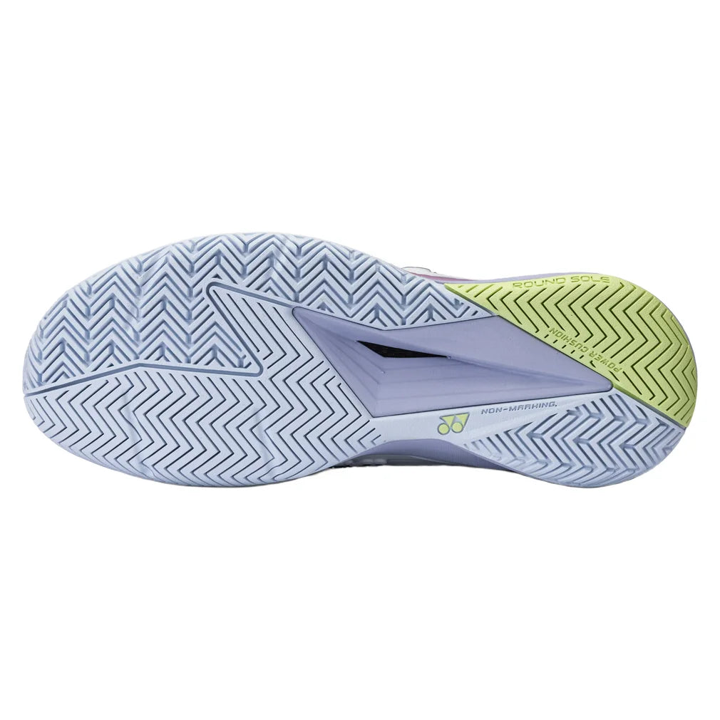Men's Eclipsion 5 Shoes White and Purple, Yonex, Pickleball Express, SHTE5MACEX115-F26-5