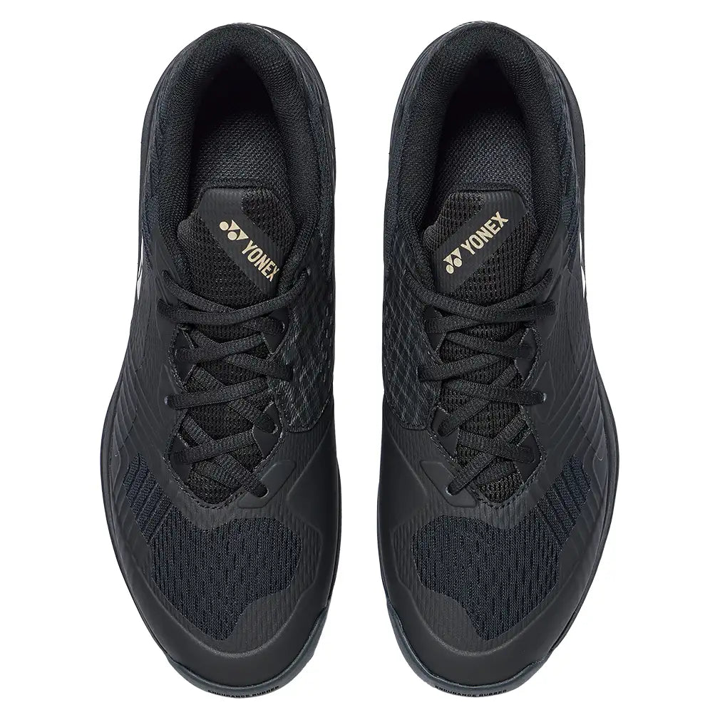 Men's Power Cushion SONICAGE Court Shoes Black and Mocha Gray