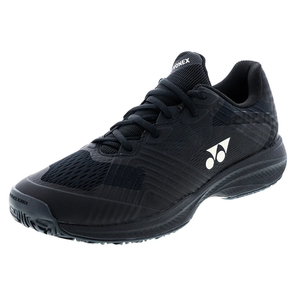 Men's Power Cushion SONICAGE Court Shoes Black and Mocha Gray