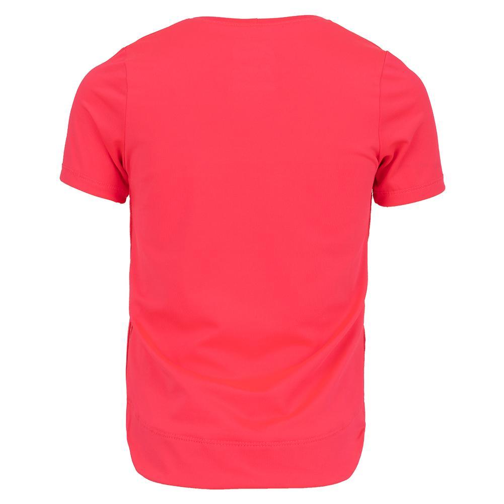 Girls' Dynamic High-Low Short Sleeve Top