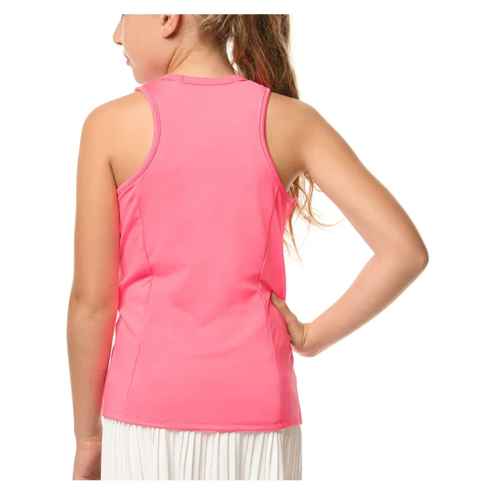 Girls' V-Neck Cutout Tank Pink