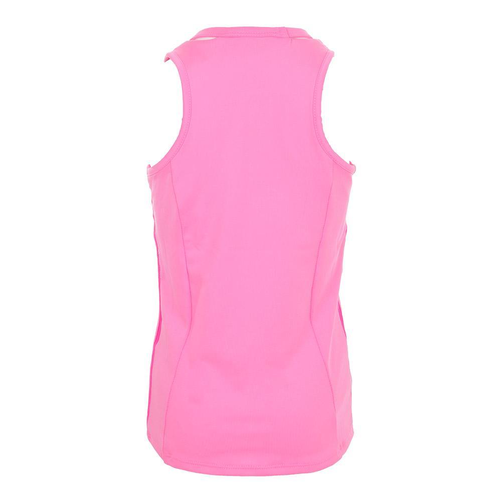 Girls' V-Neck Cutout Tank Pink