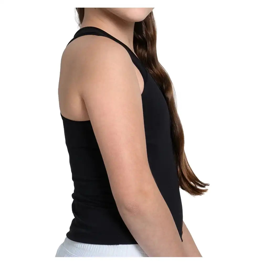 Girls' Mia Tank with Bra Black
