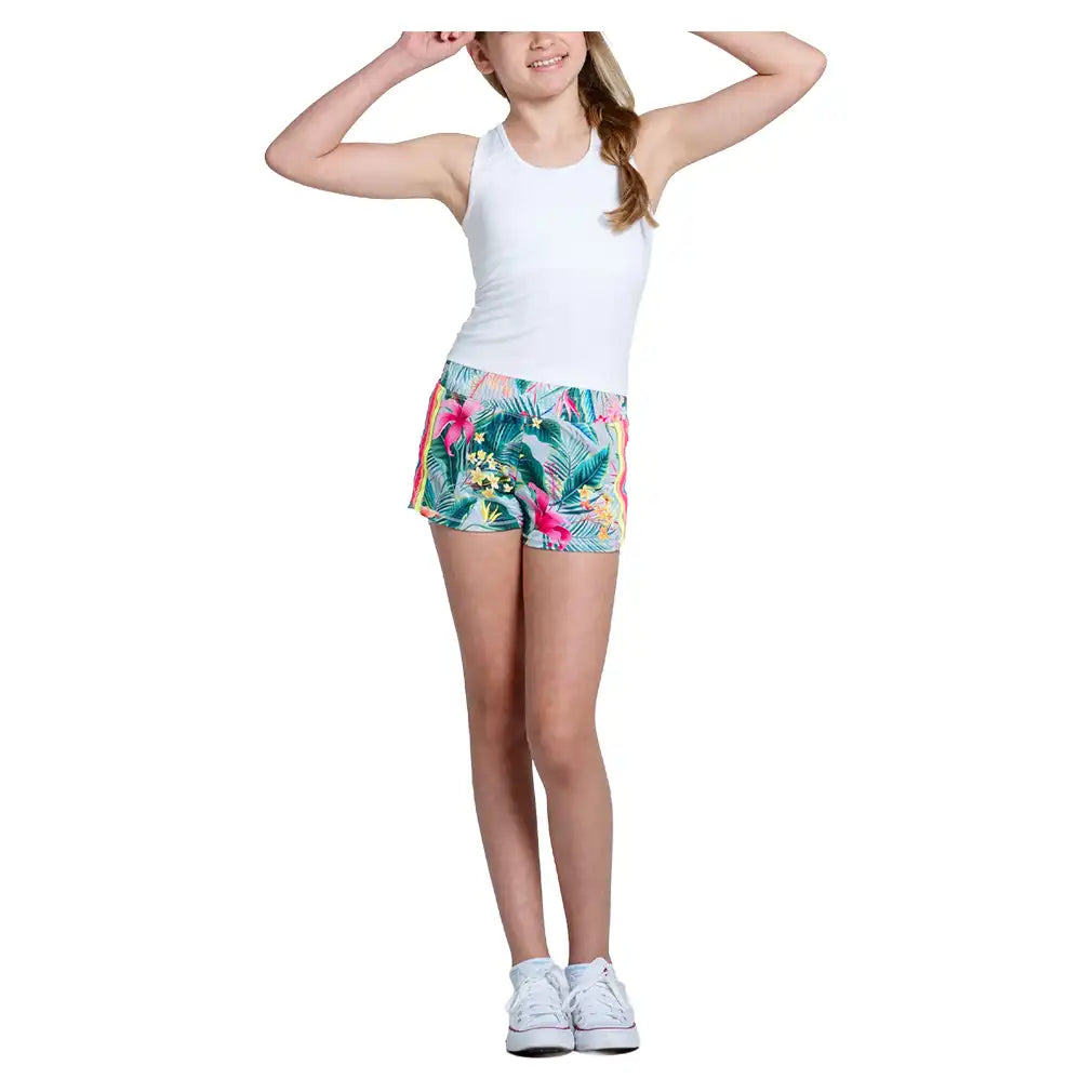 Girls' Mia Tank with Bra White