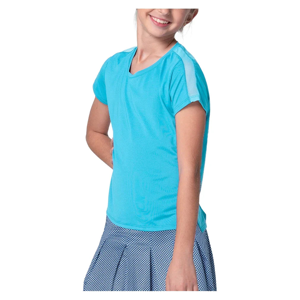 Girls' Boxy Short Sleeve Top Ocean