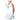 Girls` Eyelet Love Win Tank White