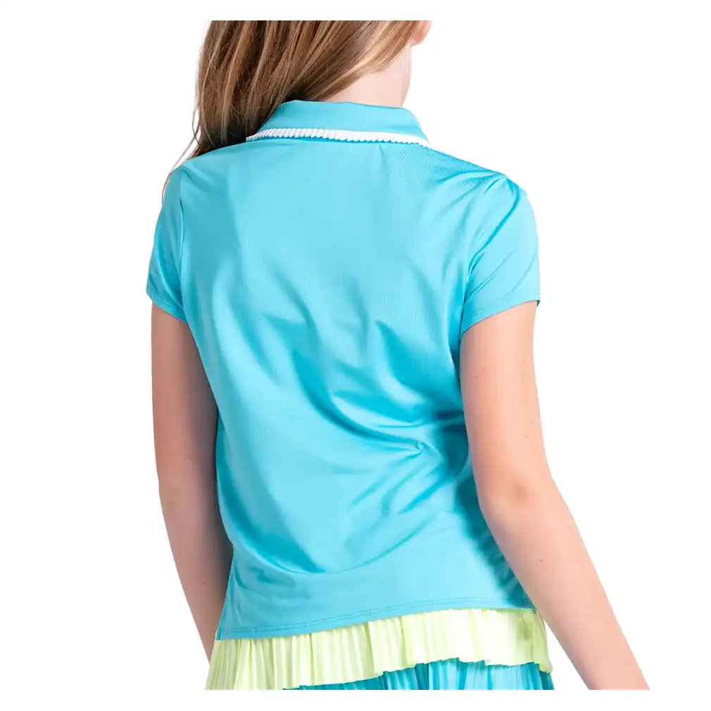 Girls' Pleated Polo Parrot