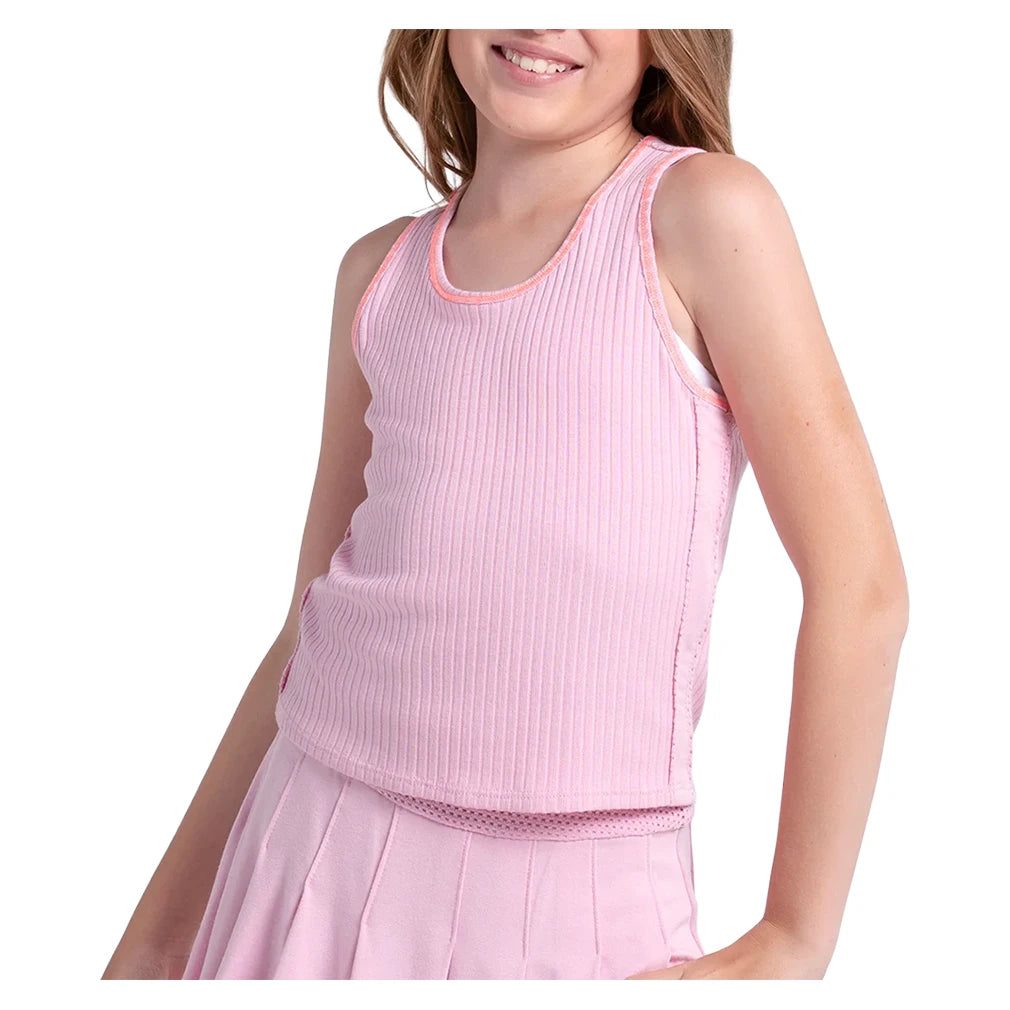 Girls' Chill Play Court Tank Paris Pink