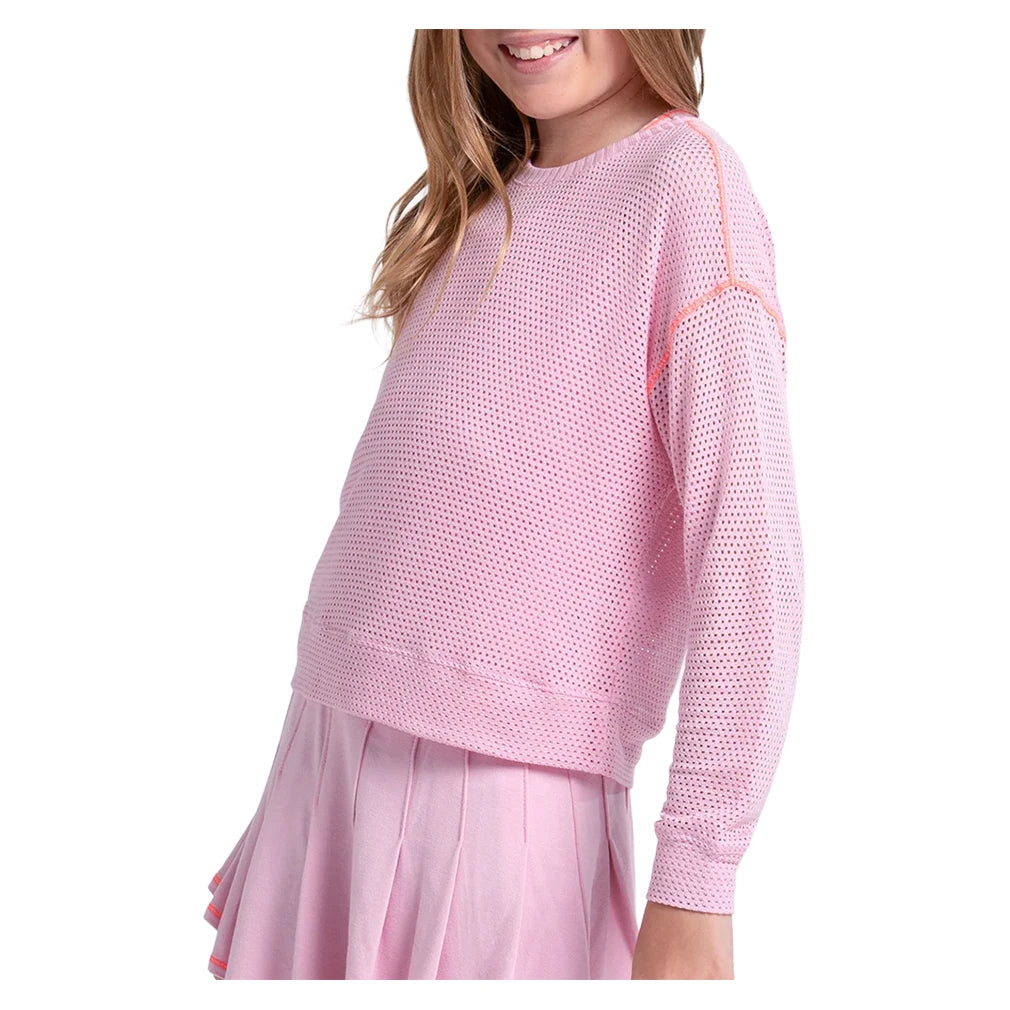 Girls' Chill Day Long Sleeve Top Paris Pink