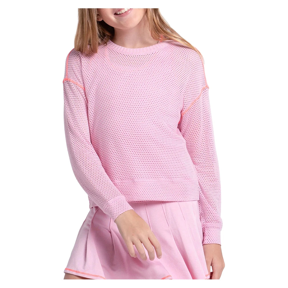 Girls' Chill Day Long Sleeve Top Paris Pink