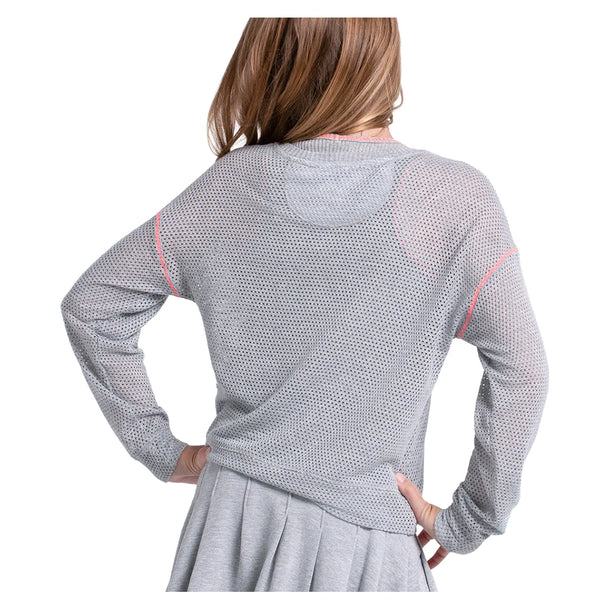 Girls' Chill Day Long Sleeve Top Heather Grey