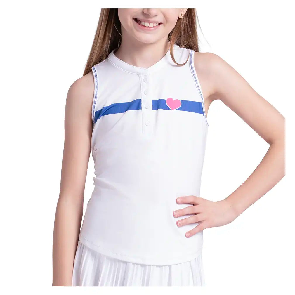 Girls' Love Is Bold Tank White