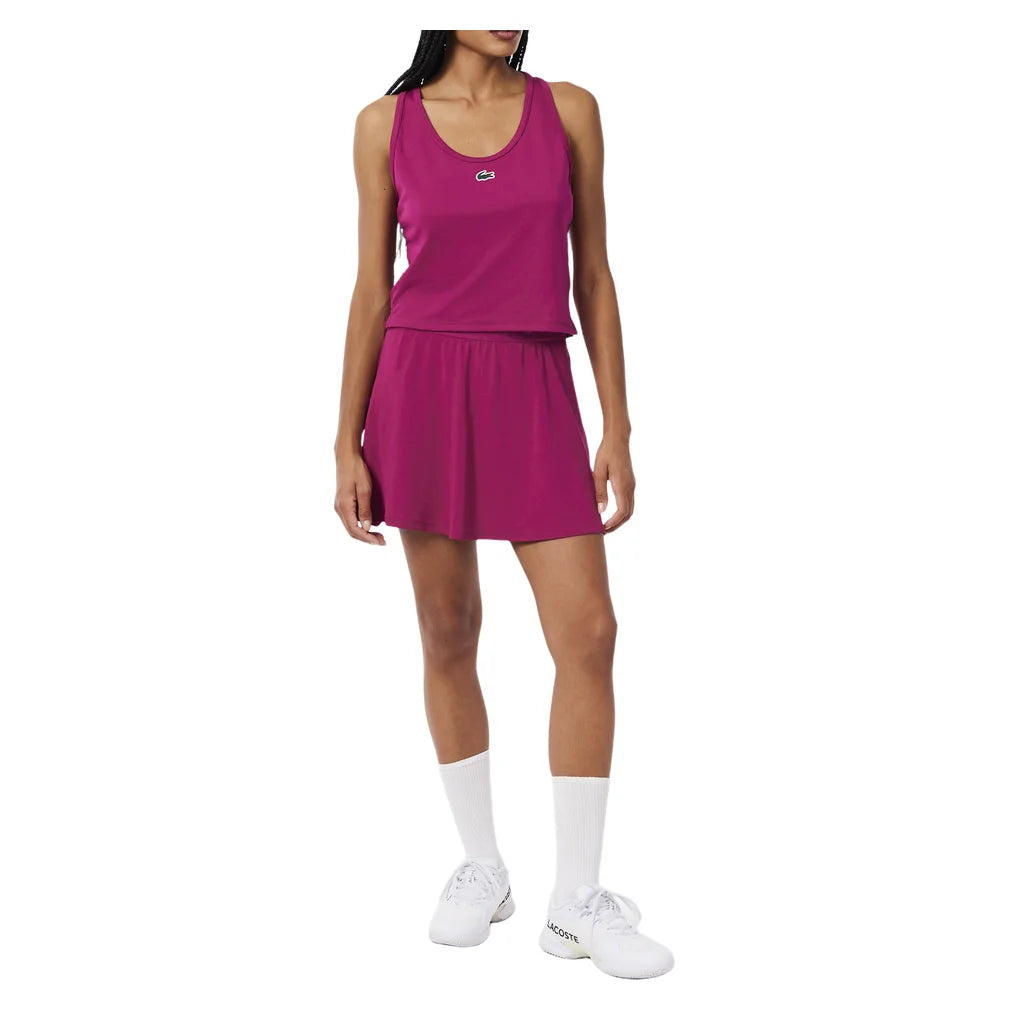 Women's Core Performance Training Tank Top Rubine Red, Lacoste, Pickleball Express, TF8875-JBDF26-3