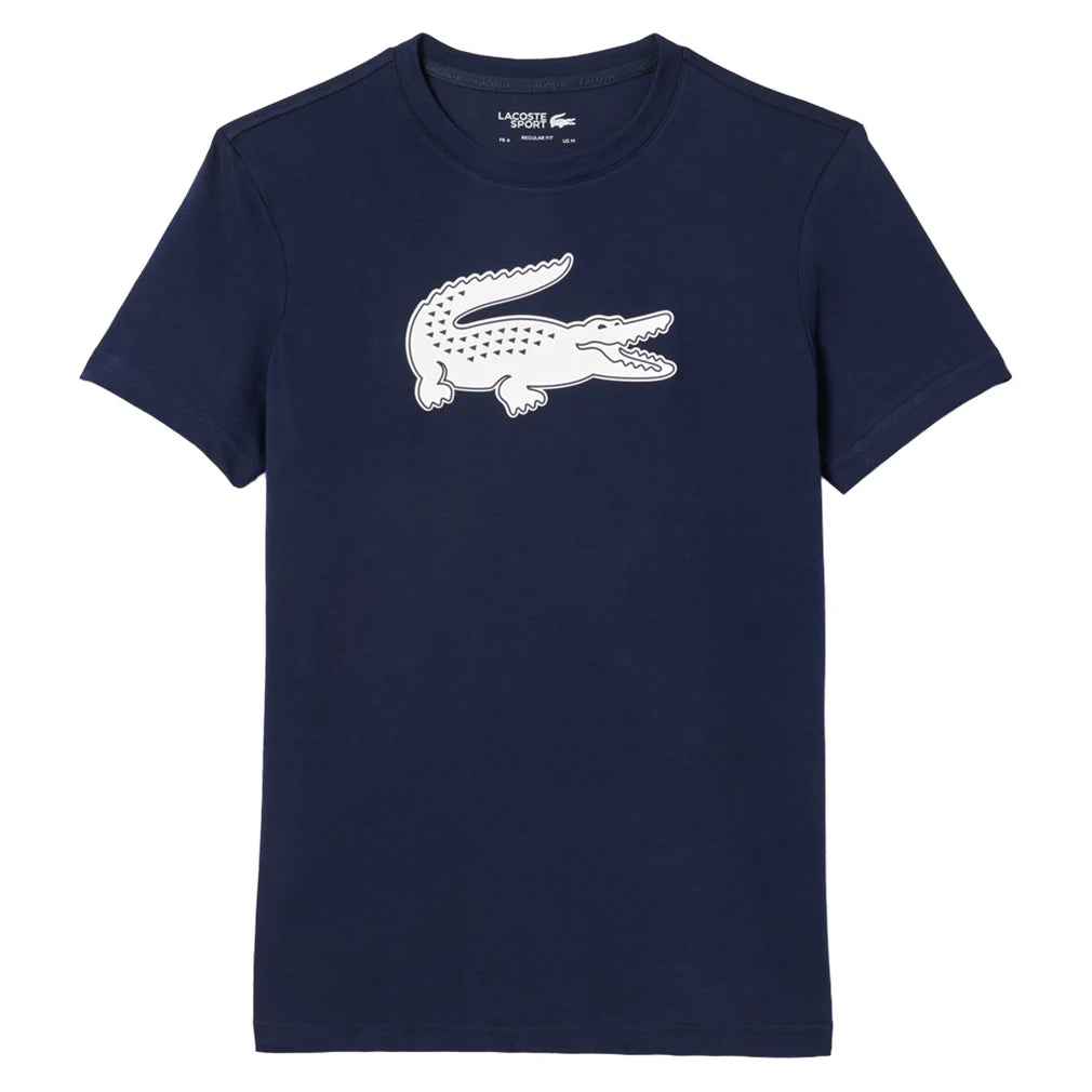 Men`s Poly/Cotton Big Croc Tennis Tee