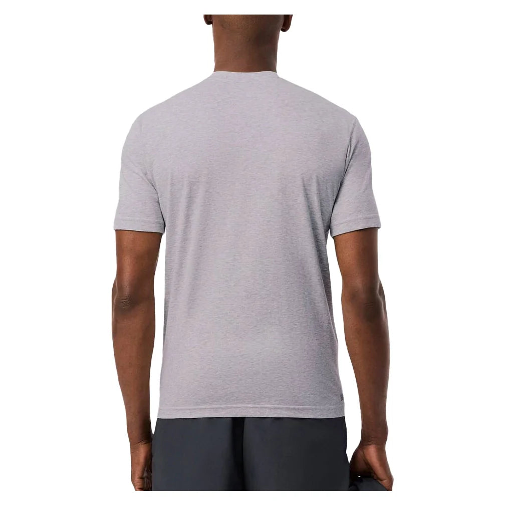 Men's Core Poly/Cotton Classic Top Silver Grey Chine