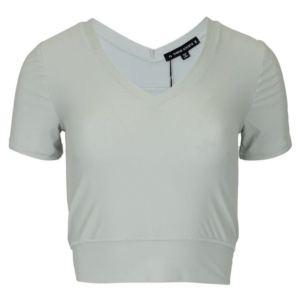 Women's Double-V Crop Top