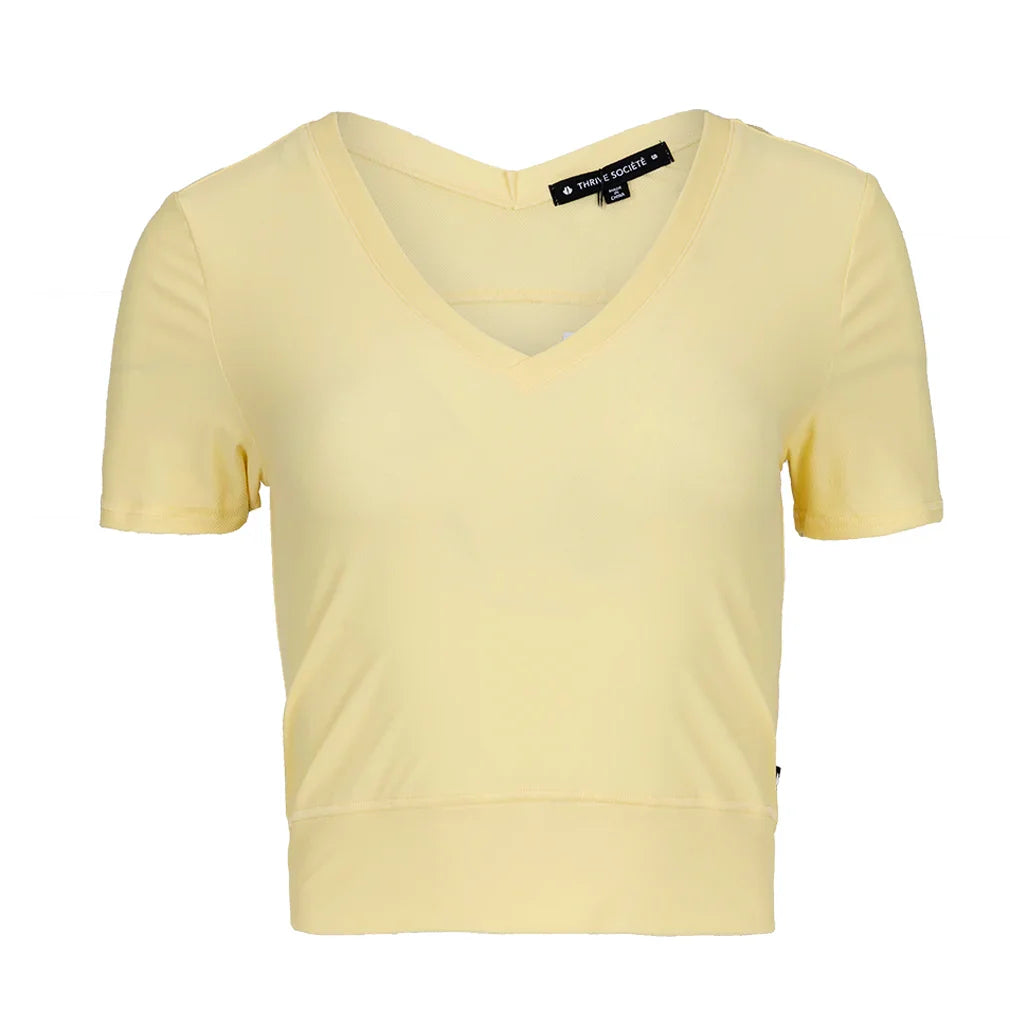 Women's Double-V Crop Top