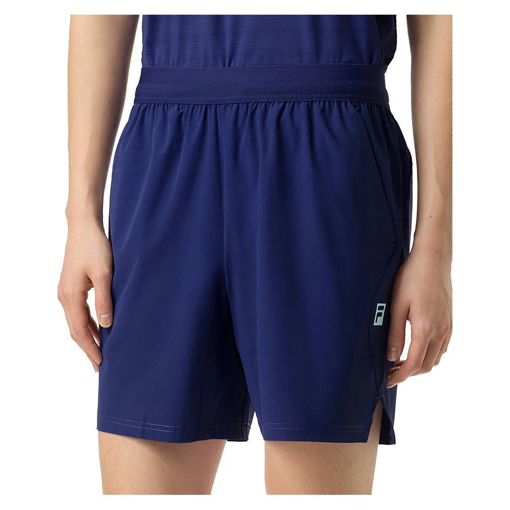 Men's Center Court Ace Swift Short Navy and Skyway