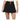 Women's Endure Piped Pleated Skort Black