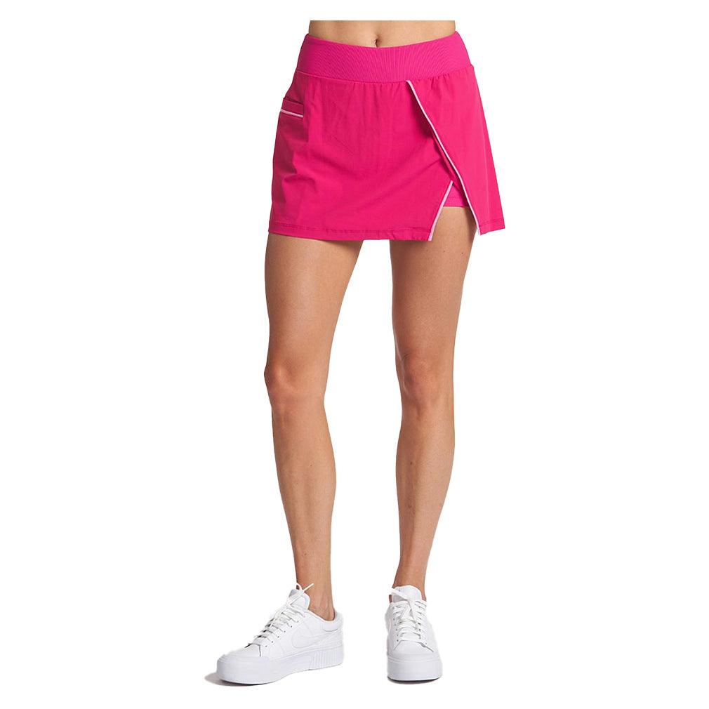 Women's Piped Slit Skort