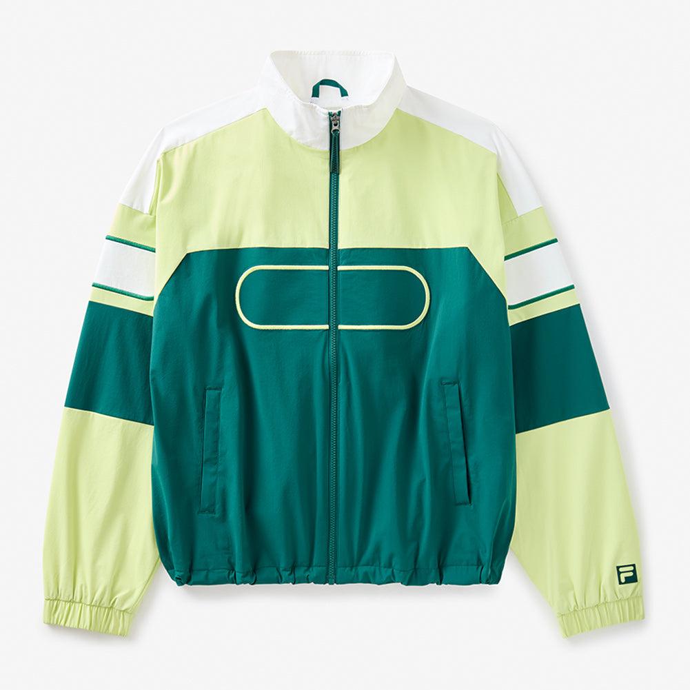 Unisex Center Court Ace Podium Jacket Rainforest and Shadow Lime