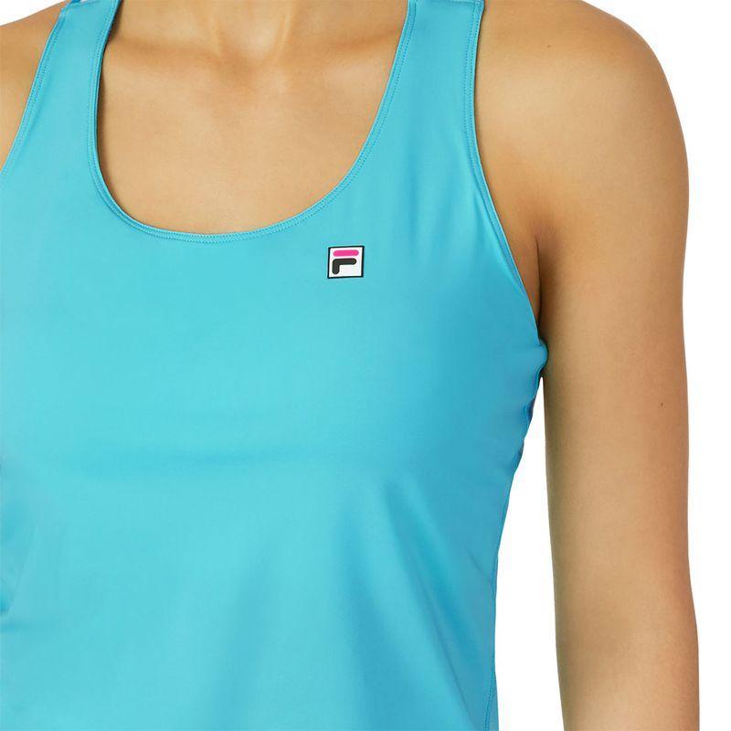 Women's Tie Breaker Cross Back Tennis Tank