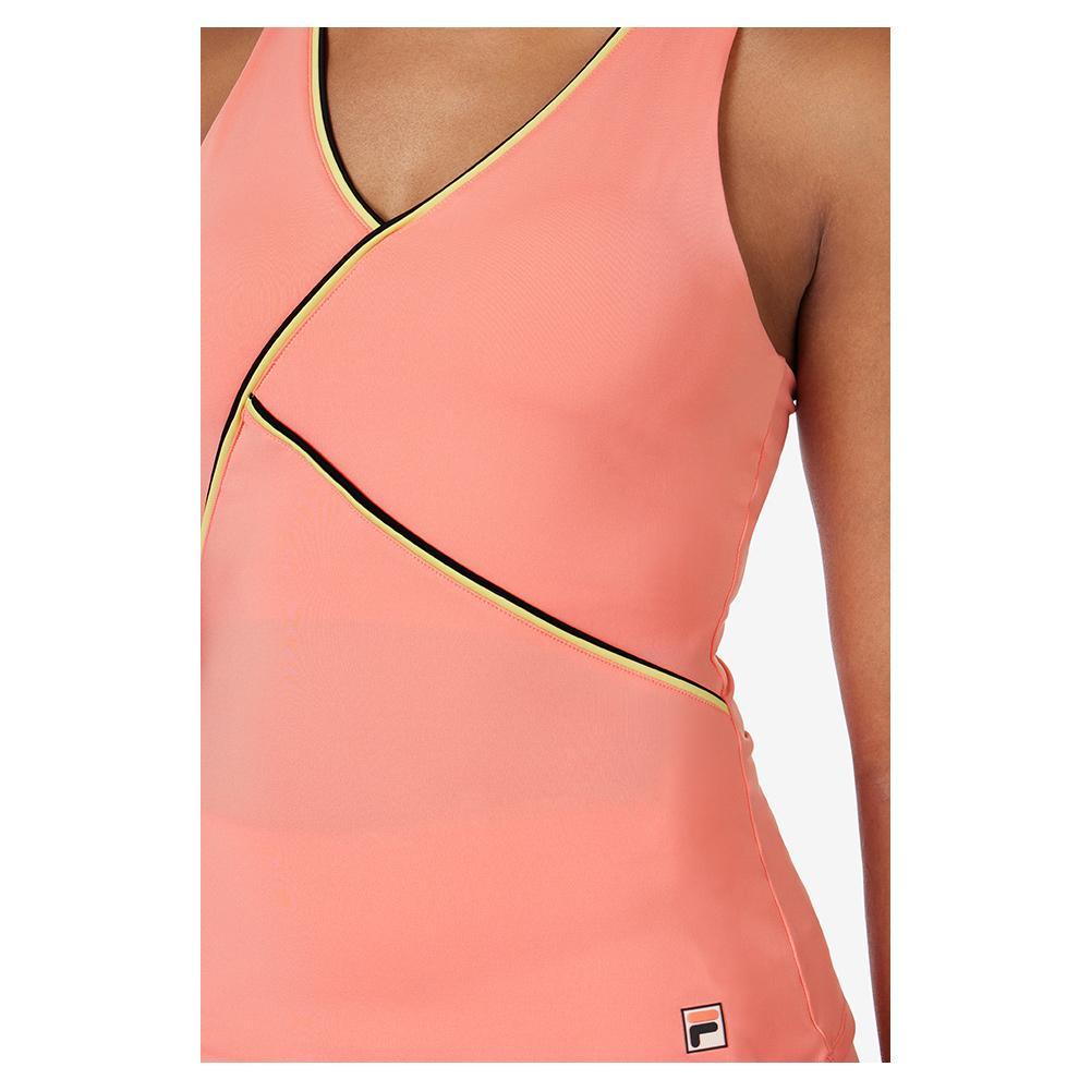 Womens Backspin Racerback Tennis Tank