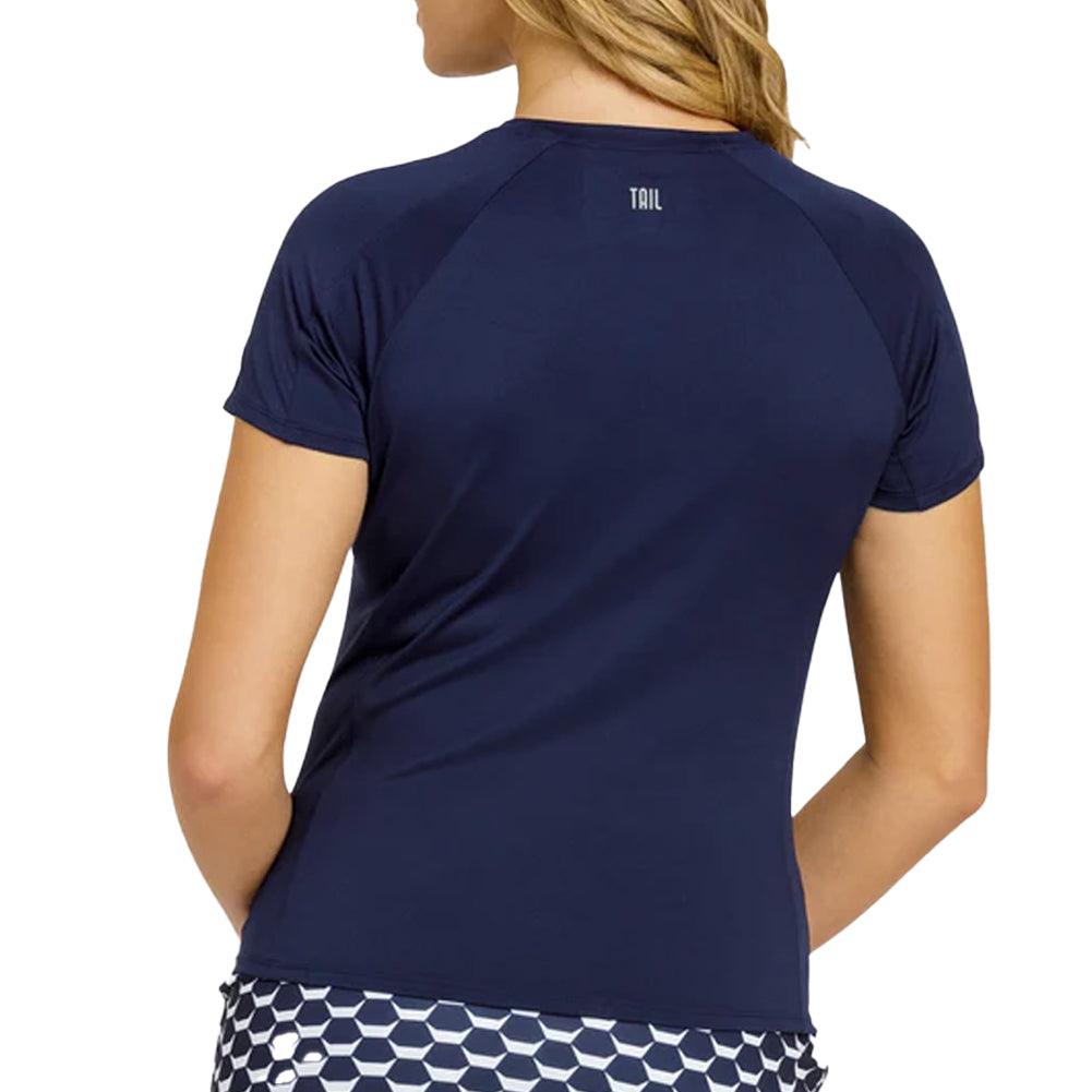 Women's Tella Short Sleeve Top Navy Blue