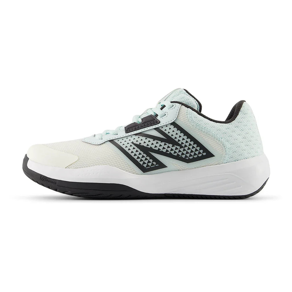 Women's 696v6 B Width Tennis Shoes Sea Salt and Glint Blue-Footwear-New Balance-W6963VZB-2-Tennis Express