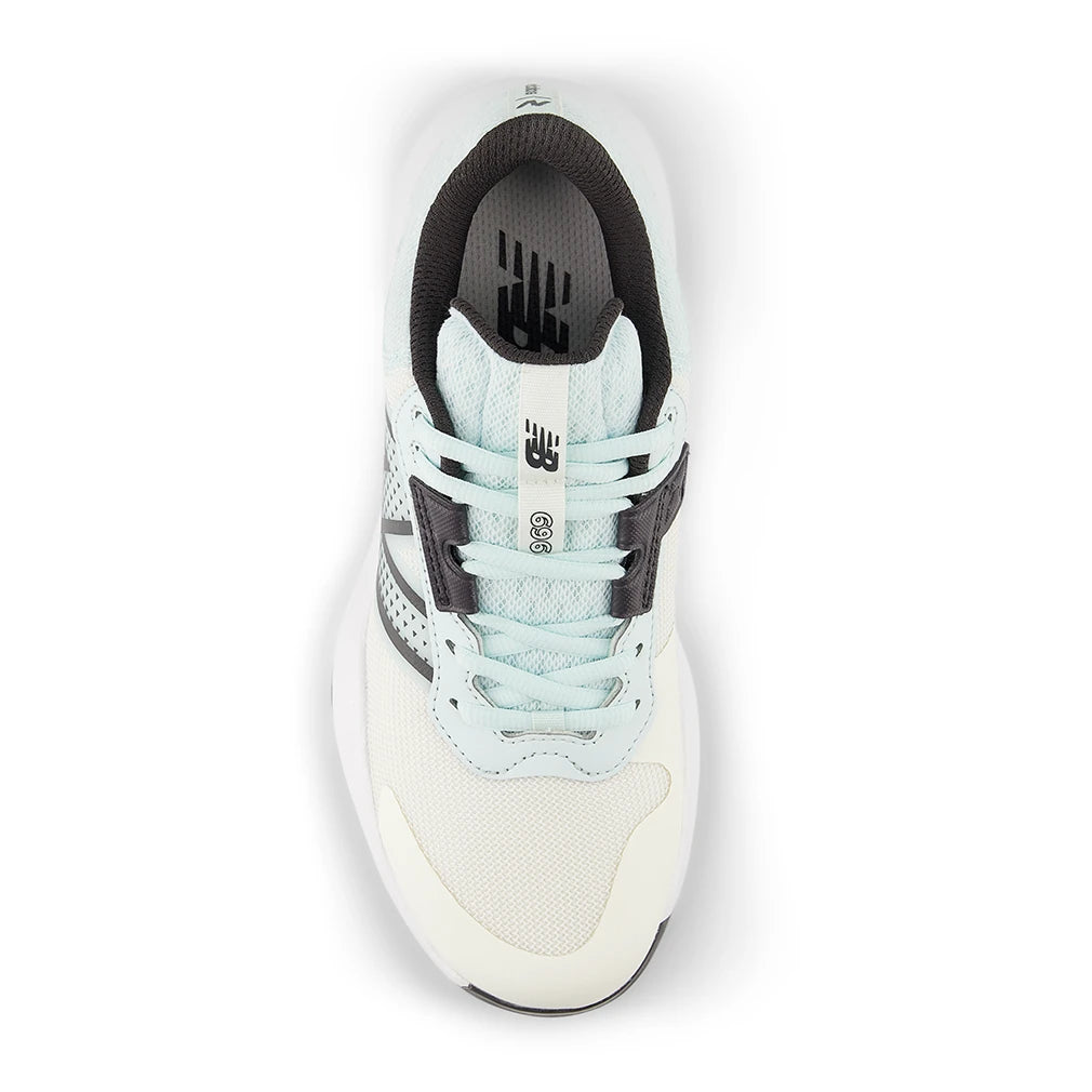 Women's 696v6 D Width Court Shoes Sea Salt and Glint Blue