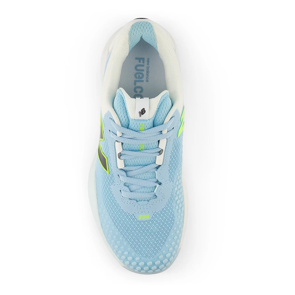 Women's FuelCell 996v6 D Width Court Shoes Sea Salt and Glint Blue