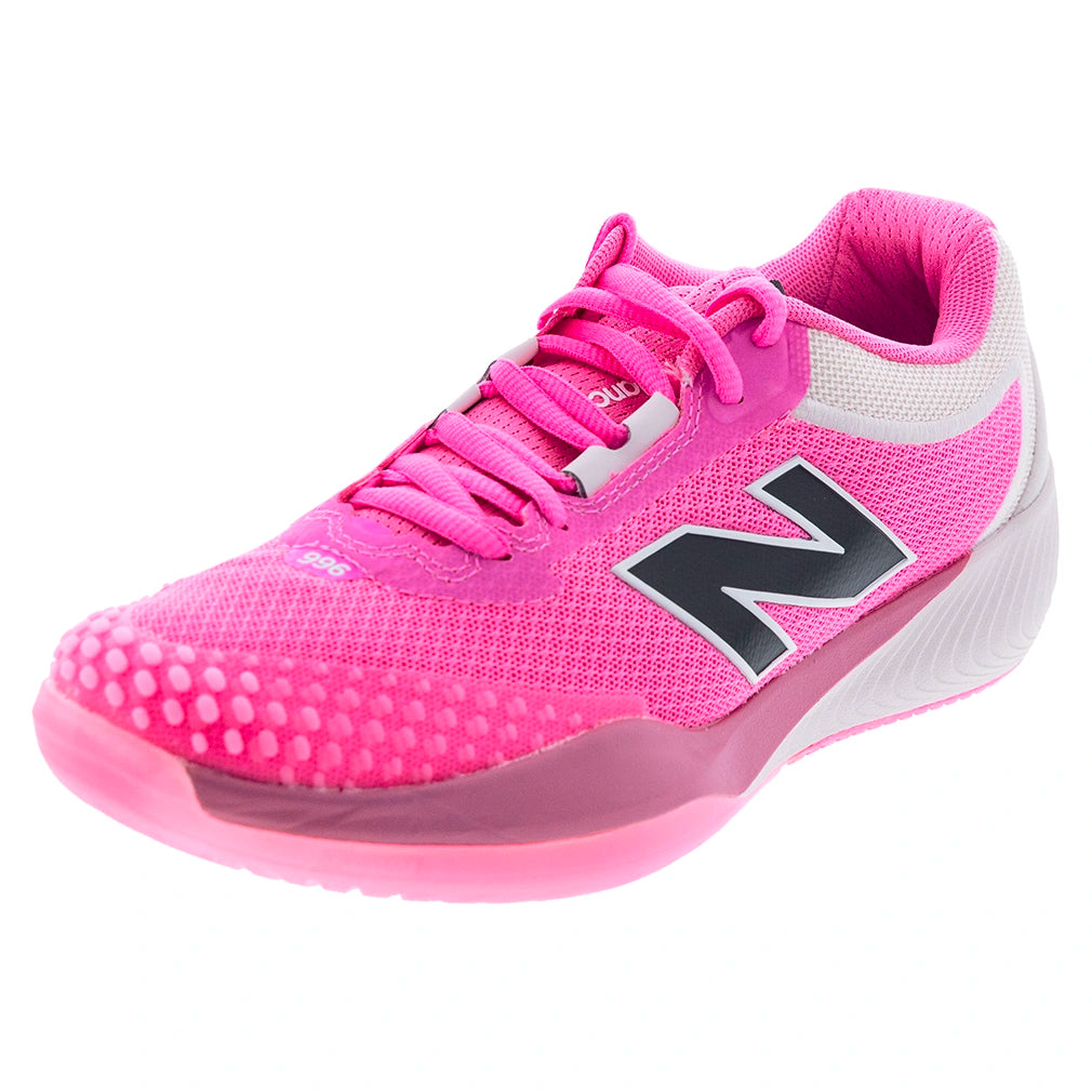 Women's FuelCell 996v6 B Width Court Shoes Pink Salt and NB White