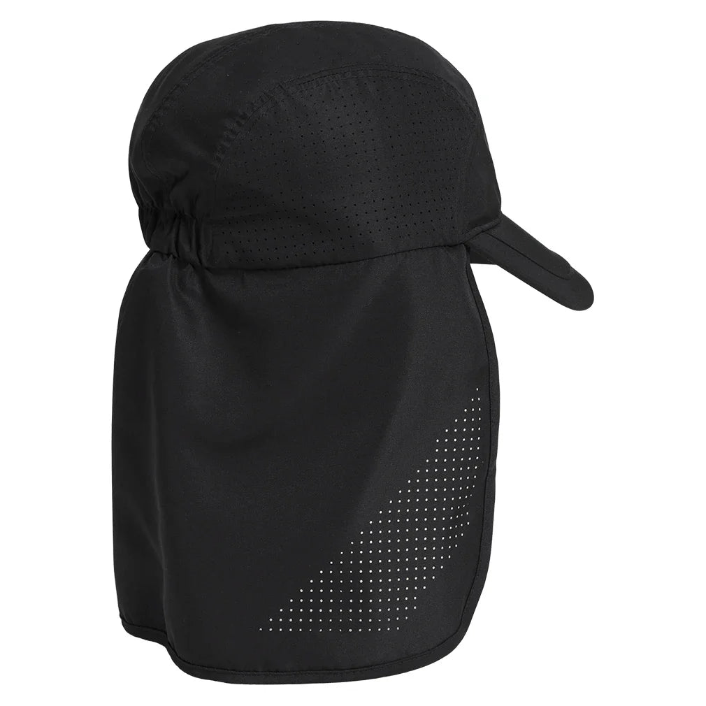 Unisex Tennis Legionnaire Cap Black-Apparel-Wilson-, [current_file_name-Tennis Express