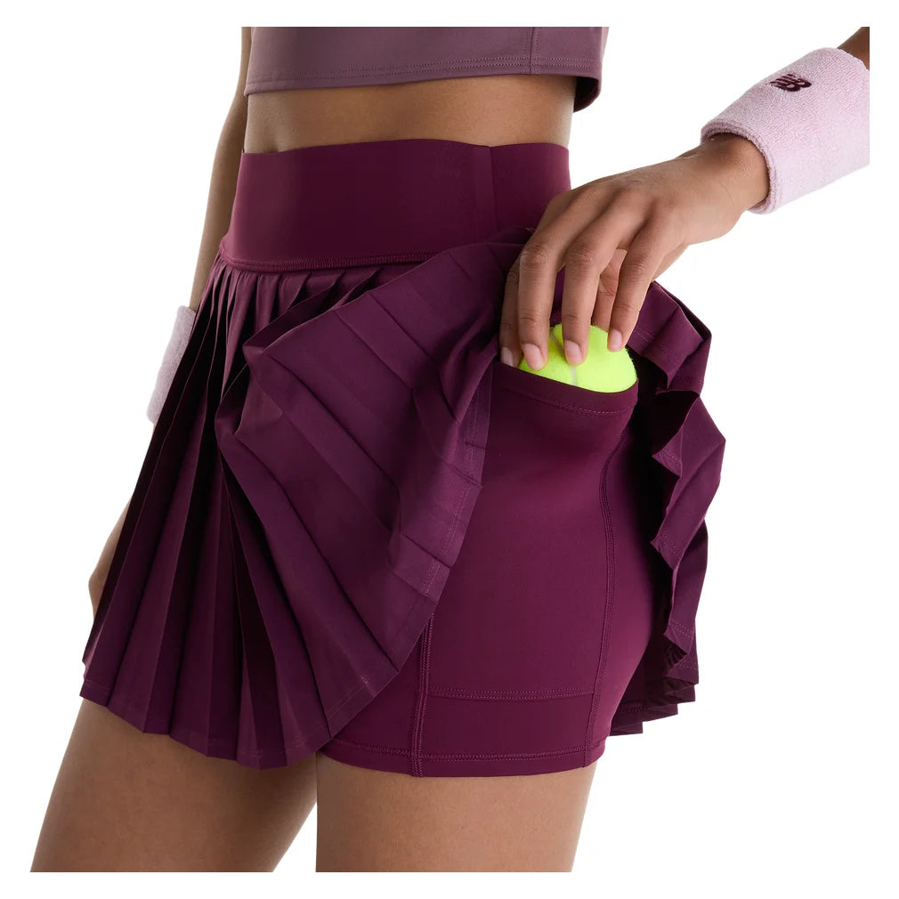 Women's NYC Tournament Skort Mulled Wine, New Balance, Pickleball Express, WB62W1J3-MUWF26-3