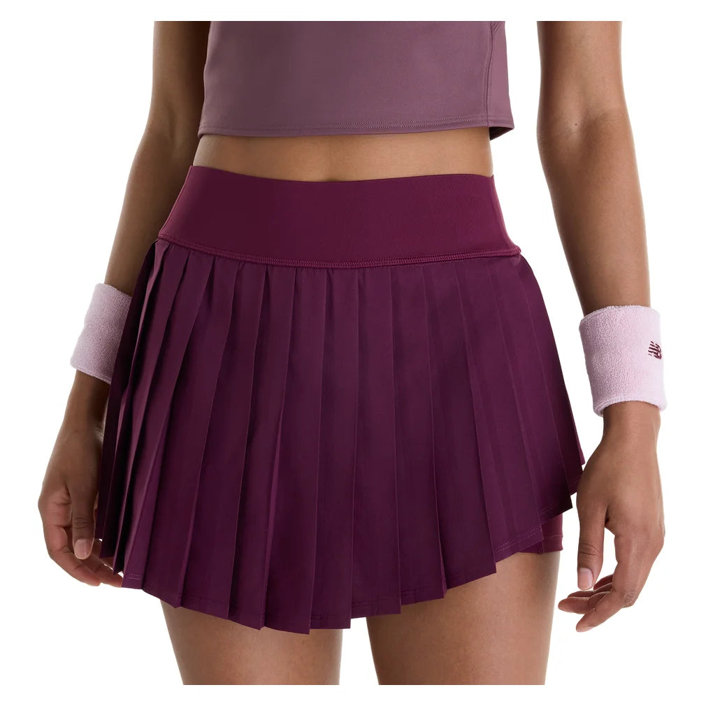 Women's NYC Tournament Skort Mulled Wine, New Balance, Mulled Wine, Pickleball Express, WB62W1J3-MUWF26-MULLED-WINE-1
