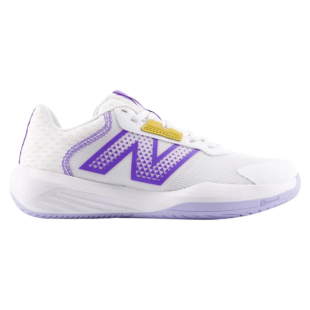 Women's 696v6 D Width Court Shoes White and Daybreak