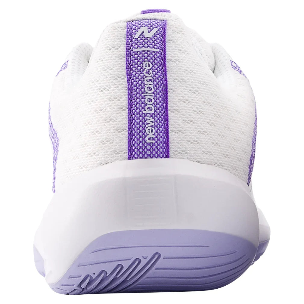Women's 696v6 D Width Court Shoes White and Daybreak