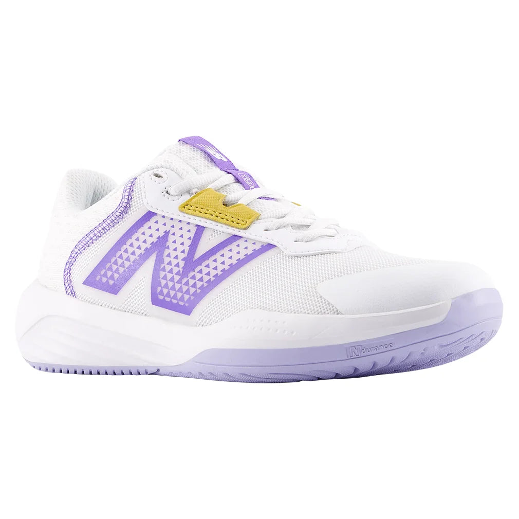 Women's 696v6 D Width Court Shoes White and Daybreak