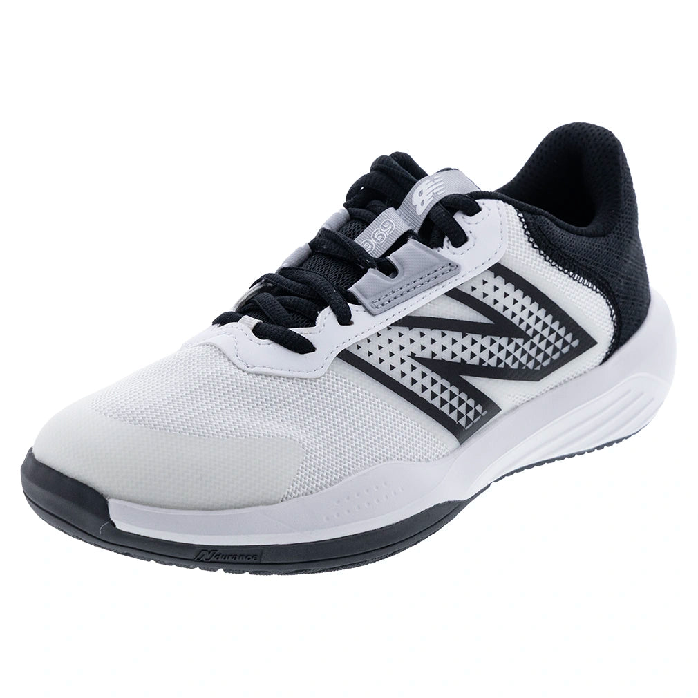 Women's 696v6 D Width Shoes White and Black