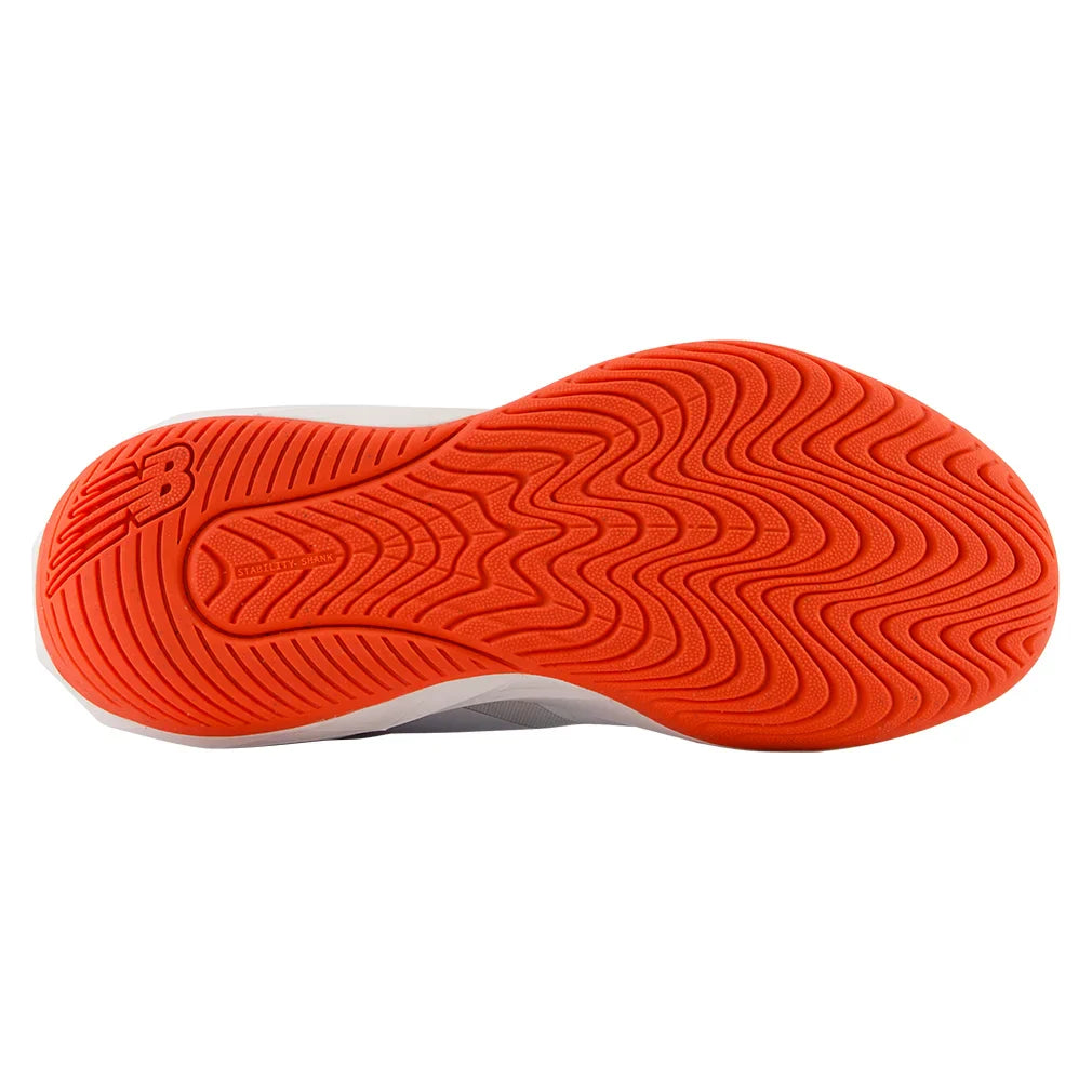 Women's FuelCell 796v4 2E Width Court Shoes White and Urgent Red